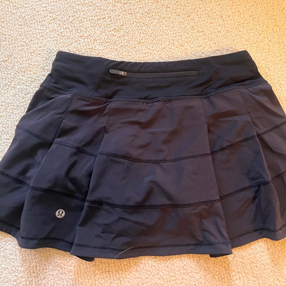 Lululemon Black Tennis Skirt - Picture 2 of 3